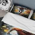 thumbnail image 4 of Designart "modern Soccer Portrait Fusion" Sports Bedding Covert Set - Soccer Multi-Color Modern Bed Set With 2 Shams, 4 of 6