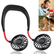 Portable Fans Portable Mini Portable Fan Hands Free Fan USB Charging Fan Neck Fan Easy to Adjust Direction. Suitable for Jogging, Cycling, Outdoor, Working, Traveling