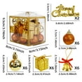 thumbnail image 2 of Cheapark 26 Pieces Christmas Ceiling Decorations, Plastic Electroplated Hanging Balls For Party Holiday Decor, 2 of 7