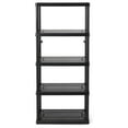 thumbnail image 2 of Drevy 5 Shelf Fixed Height Ventilated Medium Duty Storage Unit 14 x 32 x 72 Organizer System for Home, Garage, Basement, and Laundry, Black, 2 of 8