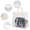 thumbnail image 3 of Coofit Handbag Protector Clear Plastic 2PCS Waterproof Purse Dust Bag Handbag Storage, 3 of 10