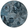 thumbnail image 2 of Addison Rugs Chantille Indoor/Outdoor Transitional Organic Denim Washable Round Rug, 8' x 8', 2 of 6