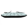 thumbnail image 3 of Anchor Chair Seating Cushion Set of 4, Pattern with Anchors Modern Adventurous Striped Coastline Marine, Seat Pads for Office with Anti-slip Backing, 16"x16", Pale Blue Dark Green, by Ambesonne, 3 of 6