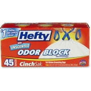 Hefty Ren Recycled Kitchen & Trash Bags, 13gal, .9mil, 24 x 27 1/4, WH, 45/BX, 6 BX/CT -RFPE48259CT