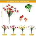 thumbnail image 3 of Artificial Flowers for Outdoors,16 Bundles Outdoor Fake Flowers UV Resistant Faux Silk Flowers for Outside Planters, Window Box Pot(Mix Color), 3 of 4
