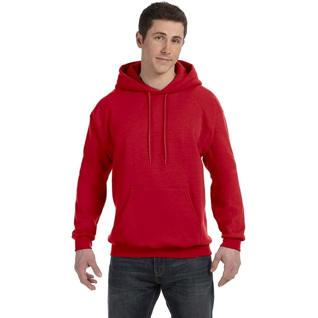 Men\\u2019s Pullover EcoSmart Fleece Hooded Sweatshirt