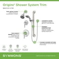 thumbnail image 2 of Origins 2-Handle 1-Spray Shower Trim with 1-Spray Hand Shower in Satin Nickel (Valves Not Included), 2 of 7