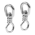 thumbnail image 3 of 2 piezas giratorias conector aparejo duradero conveniente 5 5 Sunnimix Swivels de pesca, 3 of 7