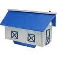 thumbnail image 3 of AmishToyBox.com Mailbox, Post Mount, Made with Weather-Proof Poly Lumber, UV-Resistant, Blue and Light Gray, 3 of 6
