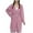 Purple, variant on HVOBTTY Women's Lightweight Mid-Length Robe, Robes for Women, Womens Solid Color Nightgown Winter Loose Warm Thick Thick Long Velvet Bathrobe Home Wear Nightgown Black, XL