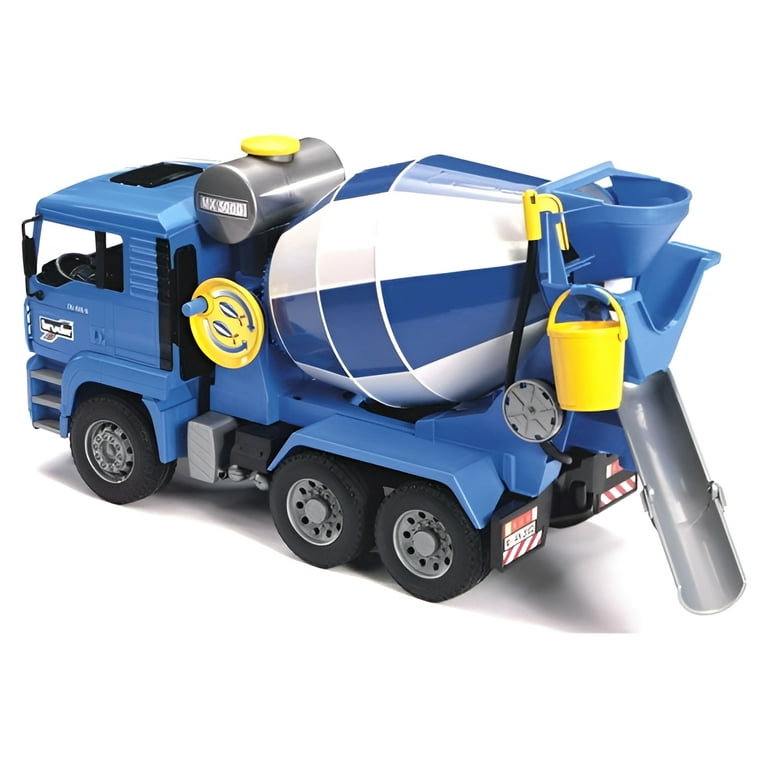 Bruder MAN Cement Mixer with Adjustable Chute, Removable