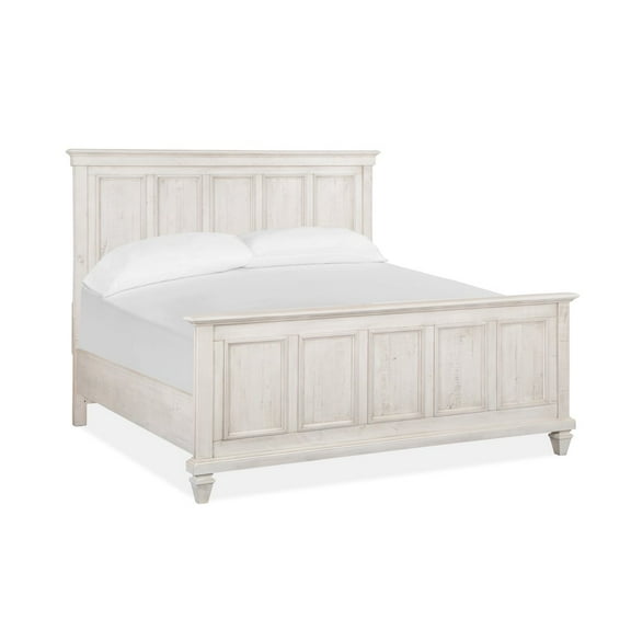 Magnussen Home Newport Alabaster King Panel Bed