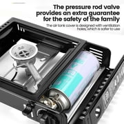 GVDV Portable Camping Stove, 1 Burner Butane Gas Stove with Updated Carrying Case
