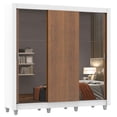 thumbnail image 2 of Ropero Closet Madesa Mônaco 3 Puertas con Espejos y Pies B, 2 of 5