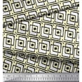 thumbnail image 2 of Soimoi Rayon Fabric Square & Floral Block Print Fabric by Yard 42 Inch Wide, 2 of 2