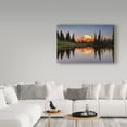 thumbnail image 3 of Trademark Fine Art 'Tipsoo Lake Sunrise' Canvas Art by Pierre Leclerc, 3 of 3