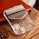 thumbnail image 4 of Kalimba 17 Teclas Profesional Pulgar Piano Acrílico Kalimba Pulgar Piano Teclado Instrumento Musical Pluma, 4 of 5