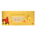 thumbnail image 3 of Combo de ratón y teclado inalámbrico de 2,4G, 86 teclas, 1200DPI, teclado de PC de colores combinados con receptor USB para oficina en casa, 3 of 8