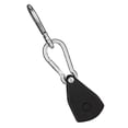 thumbnail image 4 of koolsoo Ratchet Pulley System Quick Adjustment Metal Secure Rope Rope Hanger Ratchet Black Small, 4 of 9