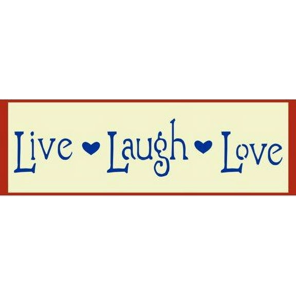 Live Laugh Love Sign Stencil - Reusable Laser Cut Mylar Template for Painting Home Decor Crafts Signs Home Inspiration Holiday - The Artful Stencil