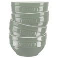 thumbnail image 1 of STAUB Ceramique 12 cm / 4 Piece Ceramic Bowl Set, Eucalyptus, 1 of 7