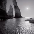 thumbnail image 2 of Laurenceau, Gerard 12x12 Black Ornate Wood Framed with Double Matting Museum Art Print Titled - Etretat, 2 of 4