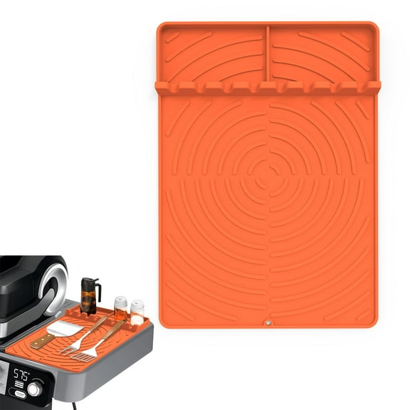 Silicone Grill Mat Compatible with Ninja FlexFlame Outdoor Grill, Grilling Accessories Grill Mats for Outdoor Grill, BBQ Accessories for Ninja Grill