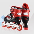 thumbnail image 4 of Zapatos de Patines 2 en 1 Wosthever rodillo ajustable Unisex M rojo, 4 of 6