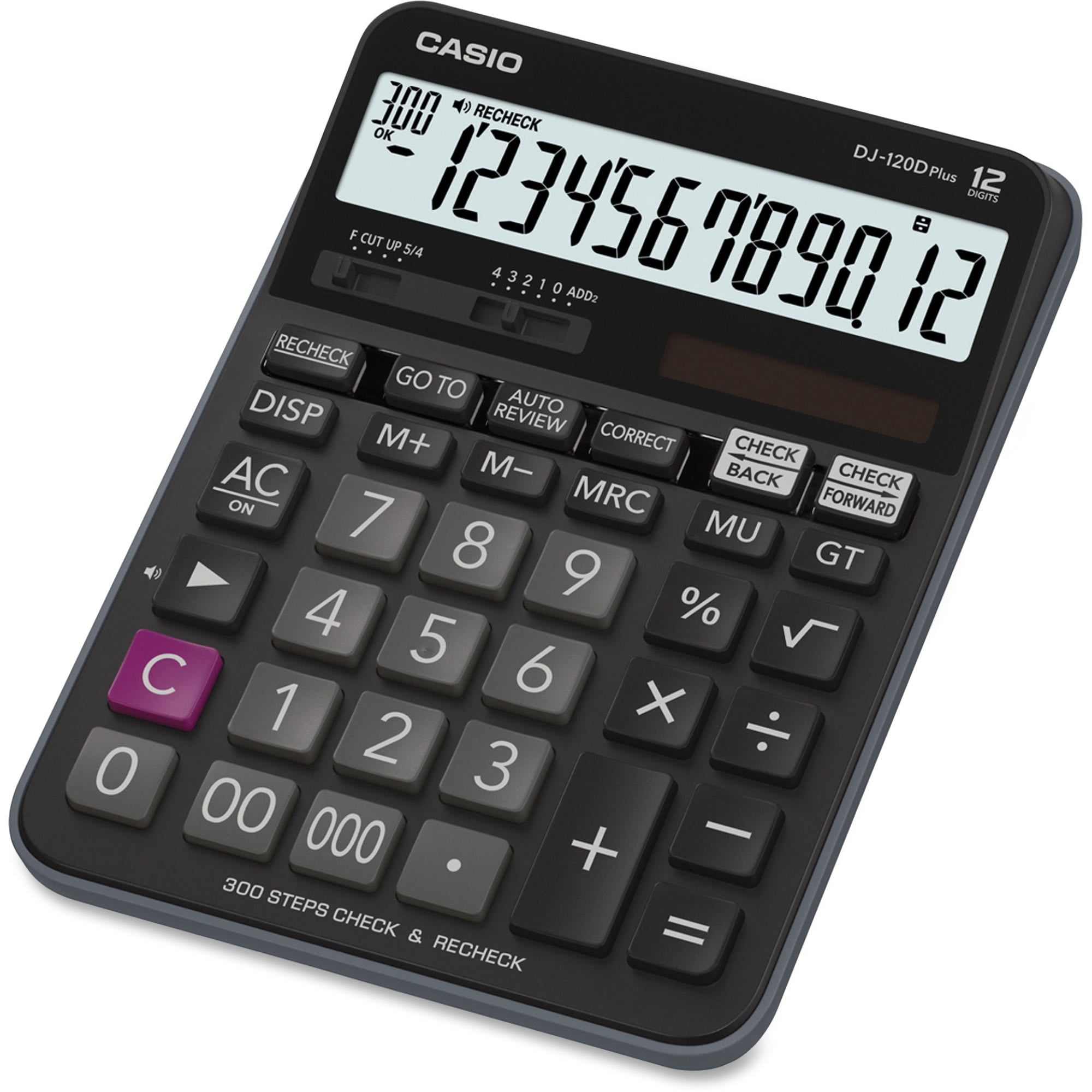 Casio DJ120D Business Printing Calculator, Black
