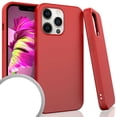 thumbnail image 1 of Kaleidio Case For iPhone 13 Pro (6.1") [Liquid Silicone] Smooth Hybrid Protector Slim Skin Cover [Red], 1 of 2