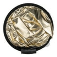 thumbnail image 4 of Glow Circular Collapsible Reflector with Handles (52", Wave Gold/White), 4 of 5