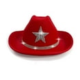 thumbnail image 6 of Kcolen Kids Cowboy Hat for Girls Boys Western Cowgirl Hat with Buckle Belt Unisex Wide Brim Hat Dress Up Western Style Party, 6 of 6