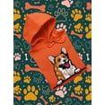 thumbnail image 3 of Color Corgi Peeking Hoodie Men -Image by Shutterstock, Male Medium, 3 of 4