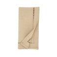 thumbnail image 2 of Saro Lifestyle 9738.N20S 20 in. Laser-Cut Hemstitch Square Napkin, Natural - Set of 4, 2 of 4