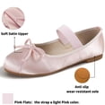 thumbnail image 2 of CHICVOMEY Vintage Flats for Women Comfort Ballet Flats Satin Up Dress Flats Comfort Casual Flats with Memory Foam Insole Wide Feet Friendly, 2 of 7