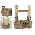 thumbnail image 4 of Chaleco táctico de caza, de aire suave, para paintball, con placa MOLLE, para combate y juego Camuflaje, 4 of 8