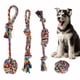 thumbnail image 4 of Juguetes de cuerda para perros pequeños y medianos - Beneficios Rescate de perros sin fines de lucro - Juguetes para masticar perros para razas pequeñas y medianas - Juguetes de algodón para perros pa Feliz Sencillez, 4 of 5