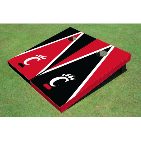 University Of Cincinnati Alternating Triangle Cornhole Boards