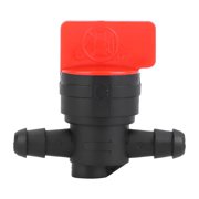 5pcs 1/4 Fuel Gas Tank Shut Off Valve Cut off Switch, Inline Fuel Shut Off Valve Kit, Heavy Duty Inline Cut Petcock Gas Diesel Petrol for 1/4 Fuel Line Lawn Mower Replacement Part