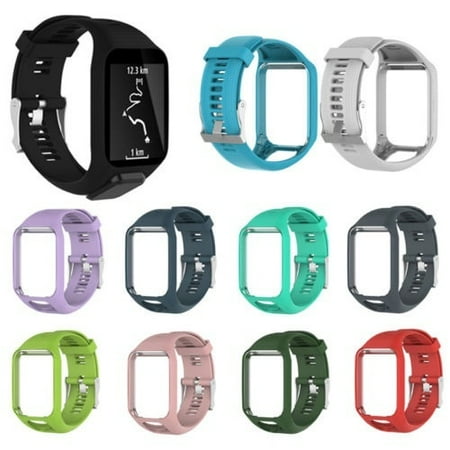 Comfortable Silicone Replacement Watch Band Wrist Strap For TomTom Spark 3 Runner 2 3 Smart