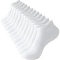thumbnail image 2 of Womens Ankle Socks Athletic Running Low Cut Socks With Tab 6 Pairs, 2 of 6