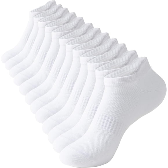 EcoNesxp High Quality 6 Pairs Women's Ankle Socks Sport Running Low Cut Sox With Tags Pair