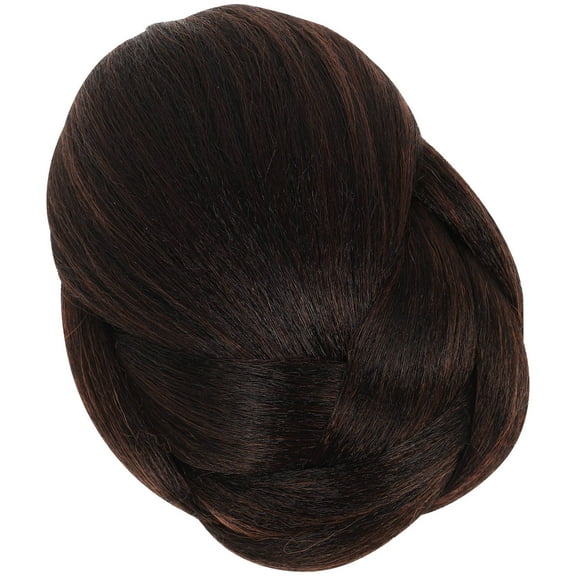 STOBOK Chignon Hair Pieces Women Hair Bun Extension Black High Temperature Fiber 1Pcs