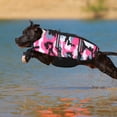 thumbnail image 5 of NSESSHome Dog Life Jacket with Reflective Stripes, Adjustable High Visibility Dog Life Vest Ripstop Dog Lifesaver Pet Life Preserver with High Flotation Swimsuit, 5 of 8