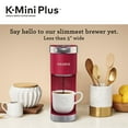 Keurig KMini Plus Single Serve KCup Pod Coffee Maker, Cardinal Red