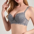 thumbnail image 2 of Vetsdori Womens Everyday Bras Breathable Underwire No Padding,Large Bust Bras Push up Casual Bras for Women, 2 of 9