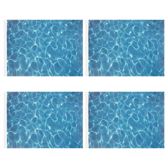 Nicehomfit 4Pcs Realistic Sky Blue Water Texture Sheet for DIY Garden Yard Diorama Decoration