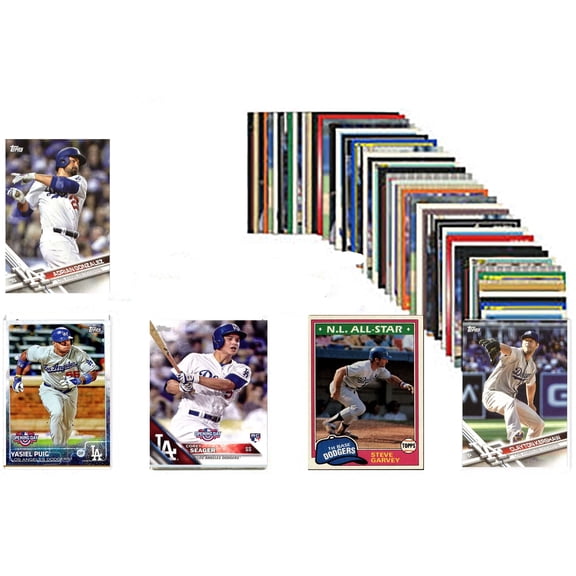 Dodgers Trading Card 50-Count Set