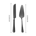 thumbnail image 2 of Lilixerw Clearance Cake Cutting Set for Wedding,Elegant Cake Knife and Server Set,with Thickened Stainless Steel and Rounded Edges,for Birthday Anniversary Christmas Gift, 2 of 3