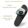 thumbnail image 3 of GZHJMY Stylish Slides for Women Men, Panda with a hacker theme Soft Flexible Slip-on Sandals Slippers, 3 of 7